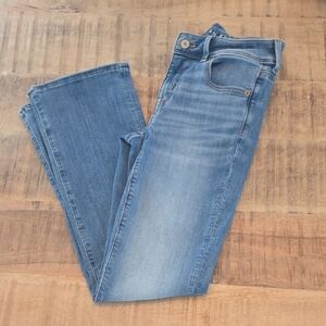 American Eagle Outfitters Light Blue Kick Boot  Jeans